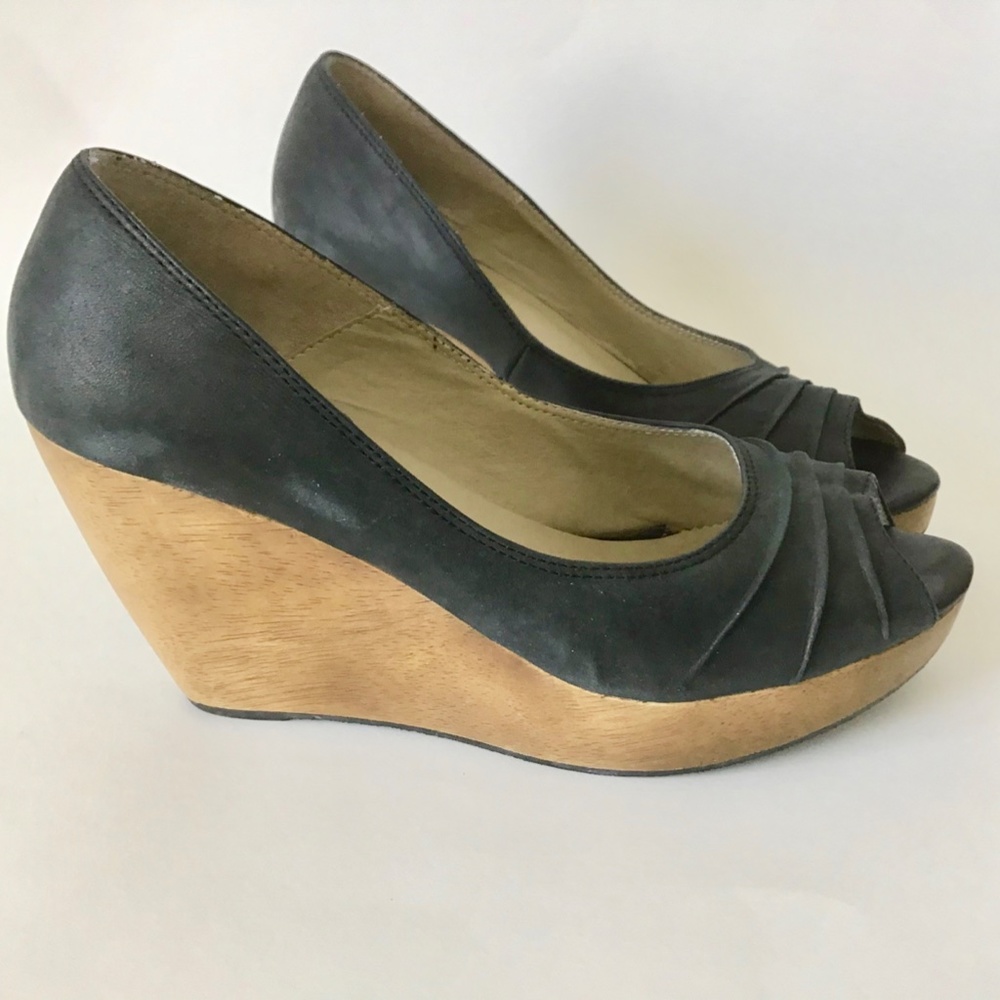 Aldo Dark Navy Wedges